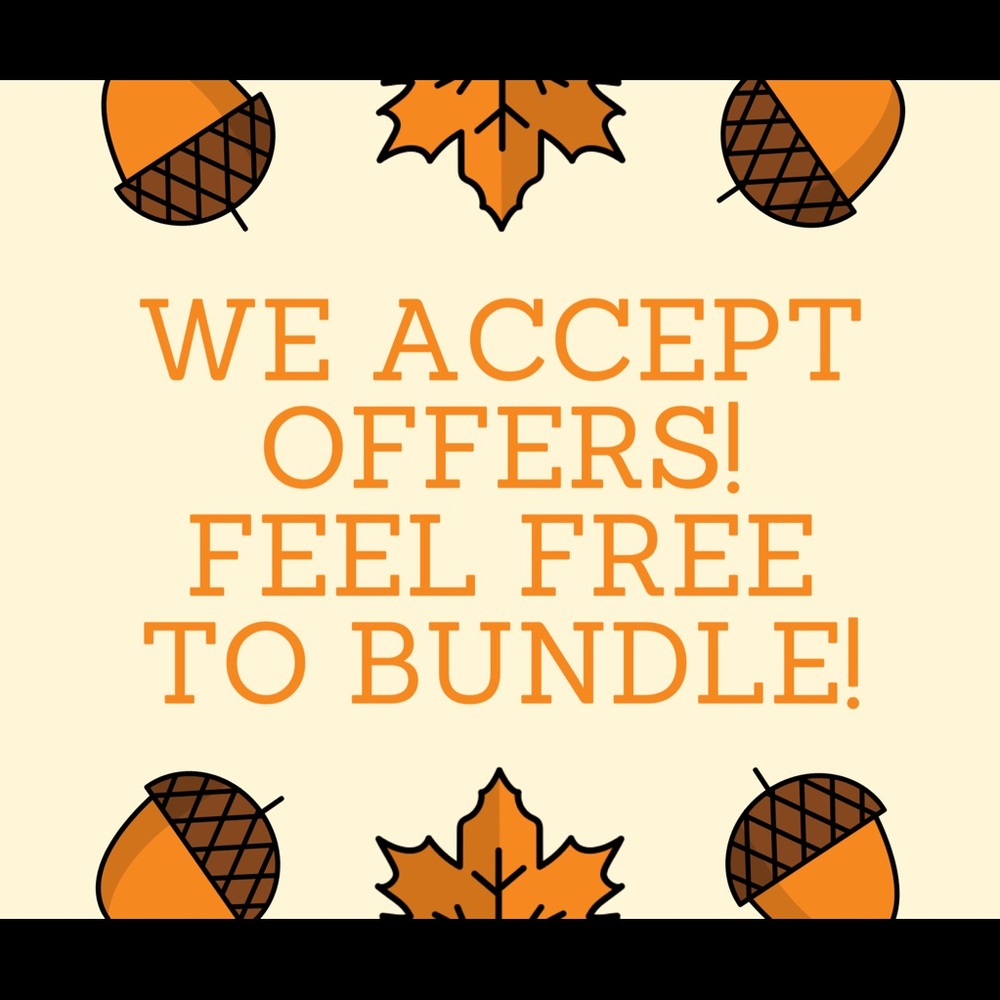 We Accept Offers